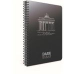 Gıpta 17x24-50 Yaprak Çizgisiz Dark Plastik Kapak Spiralli Defter