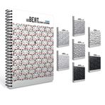 Gıpta 189690 Defter A4 Beat Spiralli Karton 80 Yaprak Çizgili Defter