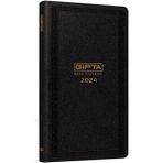 Gıpta 2024 Ticari Kasa Ajandası 17X33 cm 118 Tck - Siyah - sert kapak - 14x20