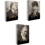 Gıpta 2026 17X24 336 Sayfa Spiralli Günlük Ajanda Atatürk (409-AKK)