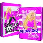 Gıpta 25 x 35 cm Barbie Lastikli Kutu Klasör 5492 Renkli 1 Adet Eğlenceli Tasarım