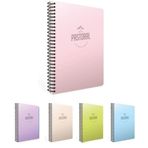 Gıpta 3253 17x24 Pastoral Pastel Renkli 4'lü 96 Yaprak Çizgili Defter