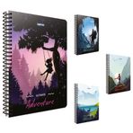 Gıpta 3844 Adventure Spiralli A4 80 Yp Kareli Defter