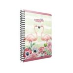 Gıpta 4173 Flamingo Spiralli Karton Kapak 17x24 cm 100 Yaprak Çizgili Defter