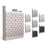 Gıpta 4222 A4 Beat Spiralli Karton 80 Yaprak Kareli Defter