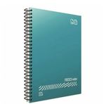 Gıpta 4936 Fresco Spiralli Plastik Kapak A4 96 YP Kareli Defter