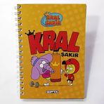 Gıpta 6014 Kral Şakir A6 Spiralli 80 Yaprakçizgili Defter