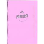 Gıpta 72 Yaprak Çizgili Spiralli Pp. Kapak 17x24 cm Mor Pastoral Defter