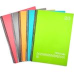 Gıpta 80 yaprak A4 plastik kapak kareli spiralli defter 5'li