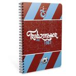 Gıpta 8629 Bloknot Taraftar Trabzonspor Spiralli Karton Kapak Çizgili 80 Yaprak A6 Defter