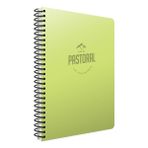Gıpta A4 72 Yaprak Kareli Spriralli PP Kapak Yeşil Pastoral Defter