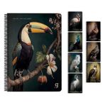 Gıpta A4 80 Yaprak Kareli Natura Spiralli Karton Kapak Defter 7058000