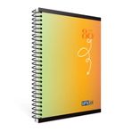 Gıpta A4 80 Yaprak Spiralli Plastik Kapak Çizgili Defter Turuncu Defter