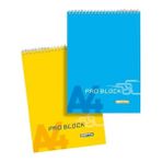 gıpta a4 bloknot pro-block spiralli karton kapak çizgili 40 yaprak 3-1397000-2181 (12 li paket) - Karışık - Not Defteri