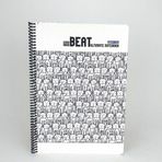 Gıpta A4 Spiralli Çizgili Desenli 80 Yaprak Beyaz Defter