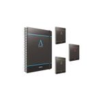 Gıpta Academia Spiralli Siyah Mavi Sert Kapak 120 Yaprak 17x24 Kareli Defter