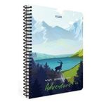 Gıpta Adventure Spiralli Geyik Karton Kapak 100 Yaprak A4 Çizgili Defter