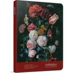Gıpta Art Master Defter Çizgili Iplik Dikişli Sert Kapak 120 Yaprak Ajanda 17X24 cm - Jan Davidsz. De Heem'in Ünlü Eseri Flowers In A Glass Vase" (Cam Vazoda Çiçekler). Amsterdam