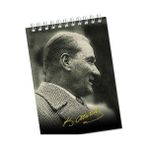 Gıpta Atatürk Spiralli A7 Mini Bloknot Defter