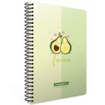 Gıpta Avocado Spiralli Karton Kapak 80 Yaprak A4 Kareli Defter