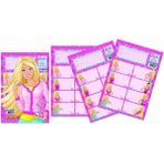 Gıpta Barbie Ders Programlı Okul Etiketi 16X24 3 Yp.