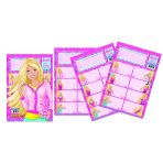 Gıpta Barbie Ders Programlı Okul Etiketi 16X24Cm 20 Yaprak 5461