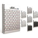 gıpta beat a4 spiralli karton kapak defter 100 yaprak kareli (4 lü paket) 4224 - Yok