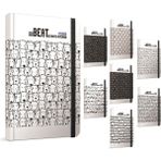 gıpta beat sert kapak not defteri 13x21cm 120 yaprak çizgili (2 li paket) - Karışık