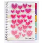 Gıpta Bella Marta A4 180 Yaprak 6 Seperatörlü 5+1 3d Spiralli Defter