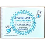 gıpta bitmeyen resim defteri plastik kapak spiralli 25x35cm 4 yaprak everlast 6184 - Yok