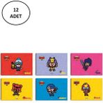 Gipta Brawl Stars Spiralli Resim Defteri 25X35cm 15 Yaprak (12 Li Paket)