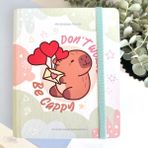 Gıpta Capybara A5 120 Yaprak Sert Kapak Spiralli Lastikli Ayraçlı Planner Defter