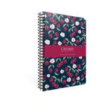 Gıpta Cherry 17x24 Spiralli Sert Kapak 120 Yaprak Çizgili Defter