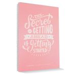 Gıpta Clever Notes Pembe Spiralli Plastik Kapak 80 Yaprak A4 Kareli Defter