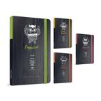 Gıpta Coffee Book 17x24 cm 120 Yaprak Ipli Dikişli Lastikli Çizgili Sert Kapak Defter