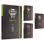 Gıpta Coffee Book Ip Dikişli Sert Kapak Lastikli 13X21 cm 120 Çizgili Not Defteri