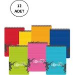 Gıpta Conve x Bloknot A-4 Spiralli Pp Kapak 100 Yaprak Çizgili 12 Adet