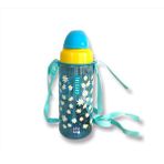 Gıpta Crystal Tritan Desenli Pipetli 500 cc Sarı Papatyalar Matara