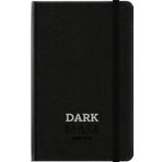 Gıpta Dark Deri Kapak Not Defteri (Siyah Kağıtlı) 9X14CM 64 Yp. Çizgisiz (3 Lü Paket)