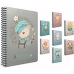 gıpta easy notes spiralli karton kapak defter a4 80 yaprak kareli 4746 karışık renk (2 li paket) - 1 - Not Defteri