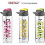 Gıpta Energy Pipetli 630 ml Desenli Tritan Renkli Matara
