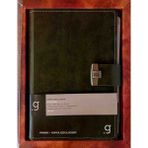 Gıpta Exclusıve Prıme Vıp Spiralli Sert Kapak Özel Kutulu Deri Kapak Defter - 19X26 cm 120 Yp Kareli Ajanda Siyah