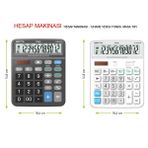 Gıpta F3049 12 Hane Masa Tipi Hesap Makinesi