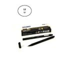 Gıpta Fineliner Ince Keçe Uçlu Kalem 0,4 Mm Karton Kutu Üçgen Siyah (12 Li Paket)