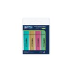 Gıpta Fosforlu Kalem Seti Pastel 4 Renk F1480 / Gıpta