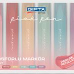 Gıpta Fosforlu Markör Kalem - Pickpen 6 Renk Set F1557