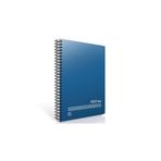 Gıpta Fresco A4 120 Yaprak Plastik Kapak Spiralli Defter (4939) Kareli Mavi