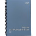 Gıpta Fresco A4 Plastik Kapak 80 Yaprak Çizgili Spiralli Pastel Mavi Defter