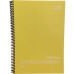 Gıpta Fresco Notes Eco Plastik Kapak A4 60 Yaprak Çizgili Spiralli Sarı Defter