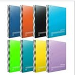Gıpta Fresco Spiralli PP Kapak A4 72 Yaprak Okul 4 Kareli 4 Çizgili 8'li Set Defter